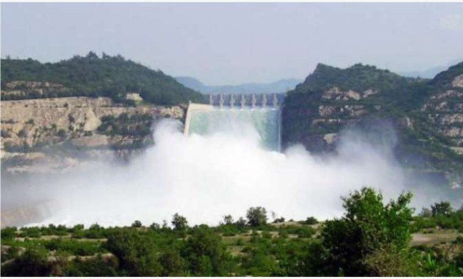 تربیلا ڈیم مکمل بھر گیا، پانی کا ذخیرہ 57 لاکھ 66 ایکڑ فٹ تک پہنچ گیا